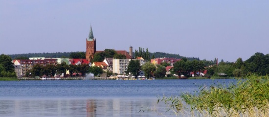 Widok na centrum Barlinka