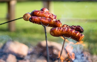 Ognisko w obiekcie Bukowa Przystań
